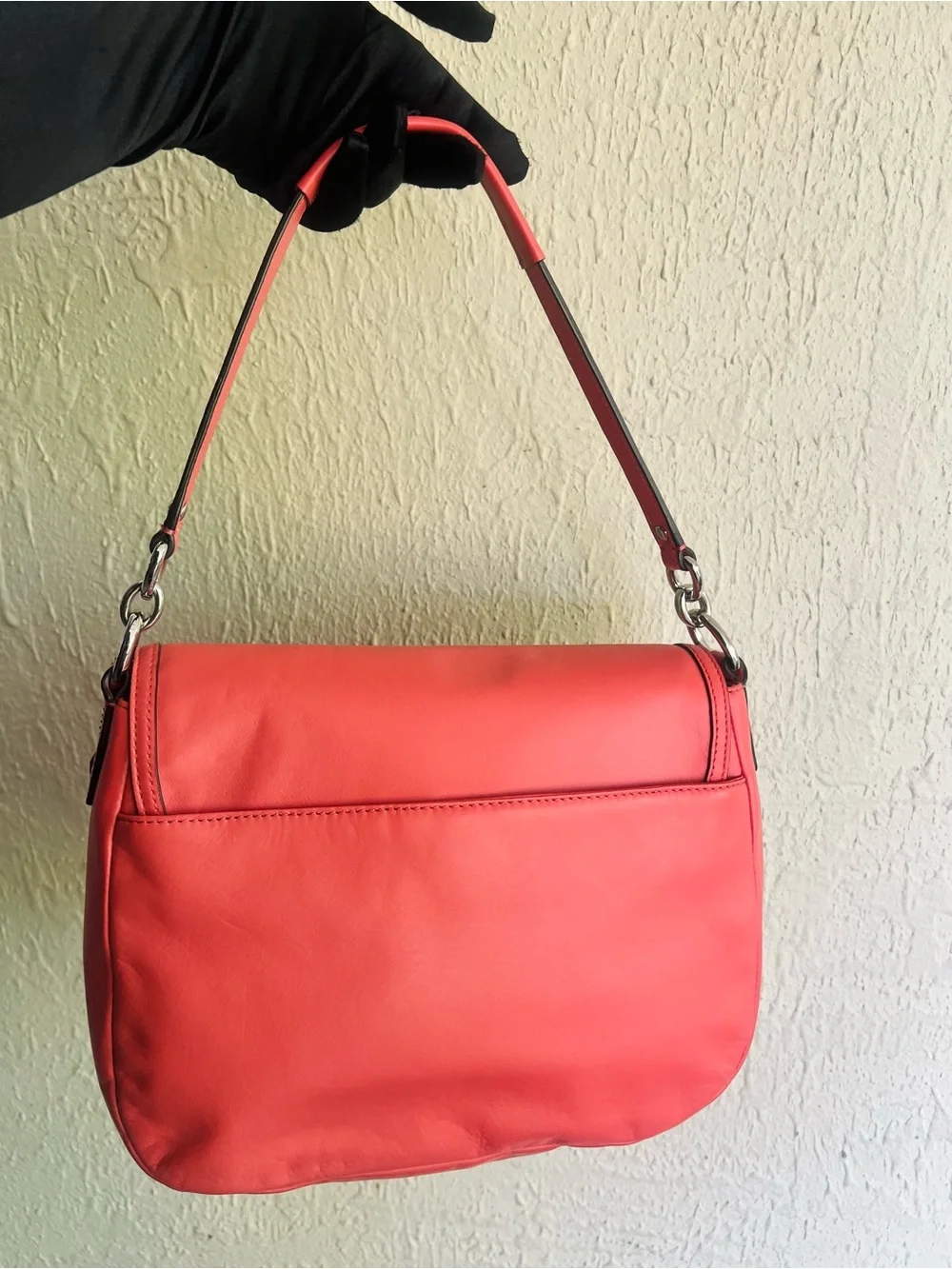 Coach Taylor Leather Flap Shoulder Bag